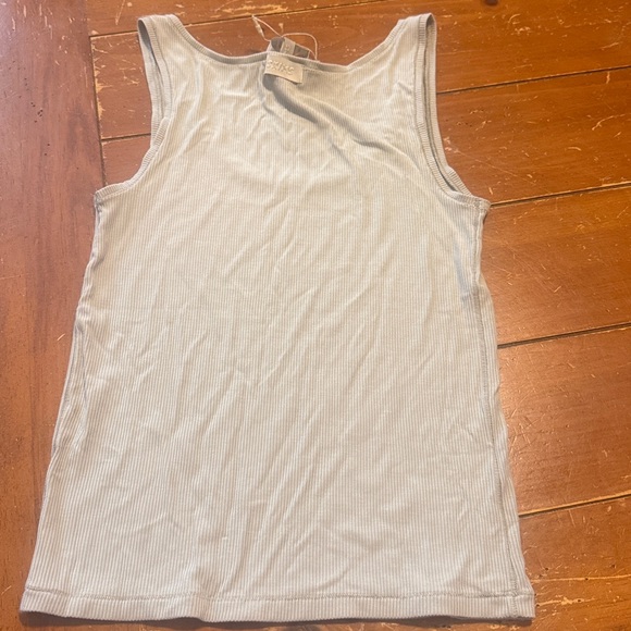 Soft Lounge Rib Tank | Talc - Picture 4 of 6